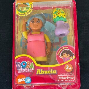 NEW NIB Vintage 2003 Fisher Price FP Dora the Explorer Posable Figure Abuela